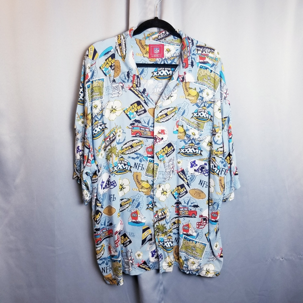 Superbowl XXXVII collared shirt